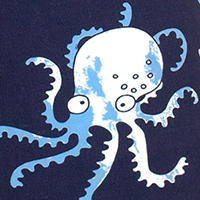 ARTHUS BOY STRETCH NAVY OCTOPUS